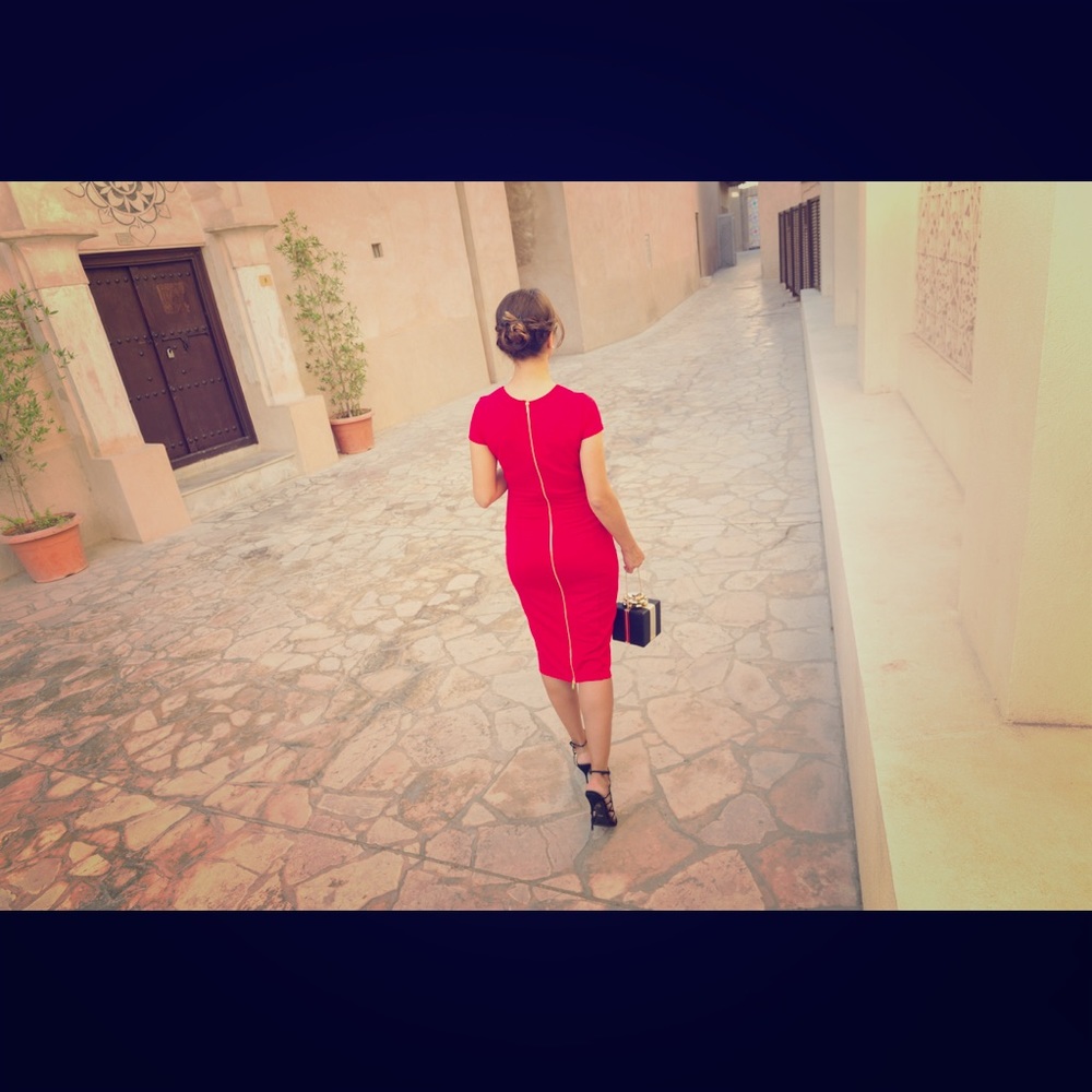 NWT Felicity & Coco Sexy Red Pencil Dress